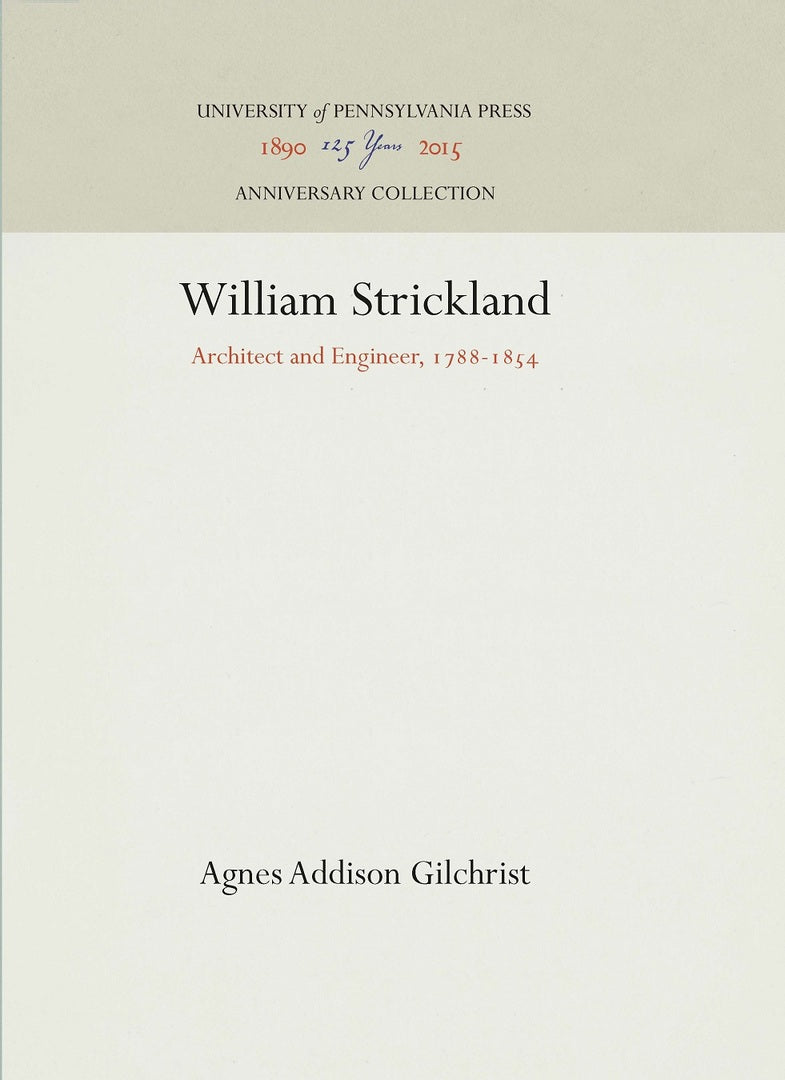 Cover image for William Strickland ISBN 9781512820645